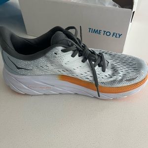 Hoka Clifton 8, Blue Fog, size 9.5 men’s, size 11 women’s, brand new, never worn